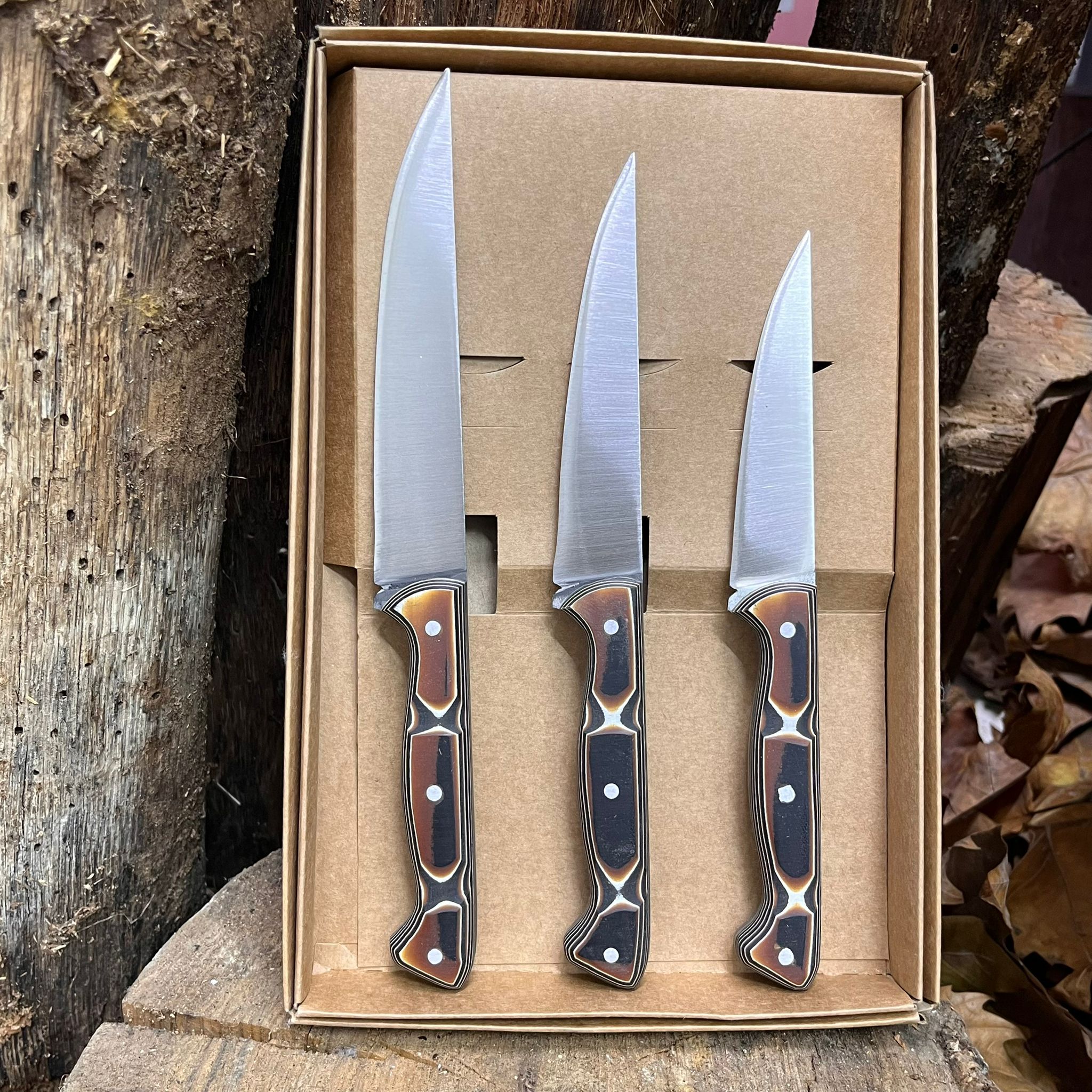 Verzalit Kabza 3’lü Profesyonel Mutfak Şef Seti